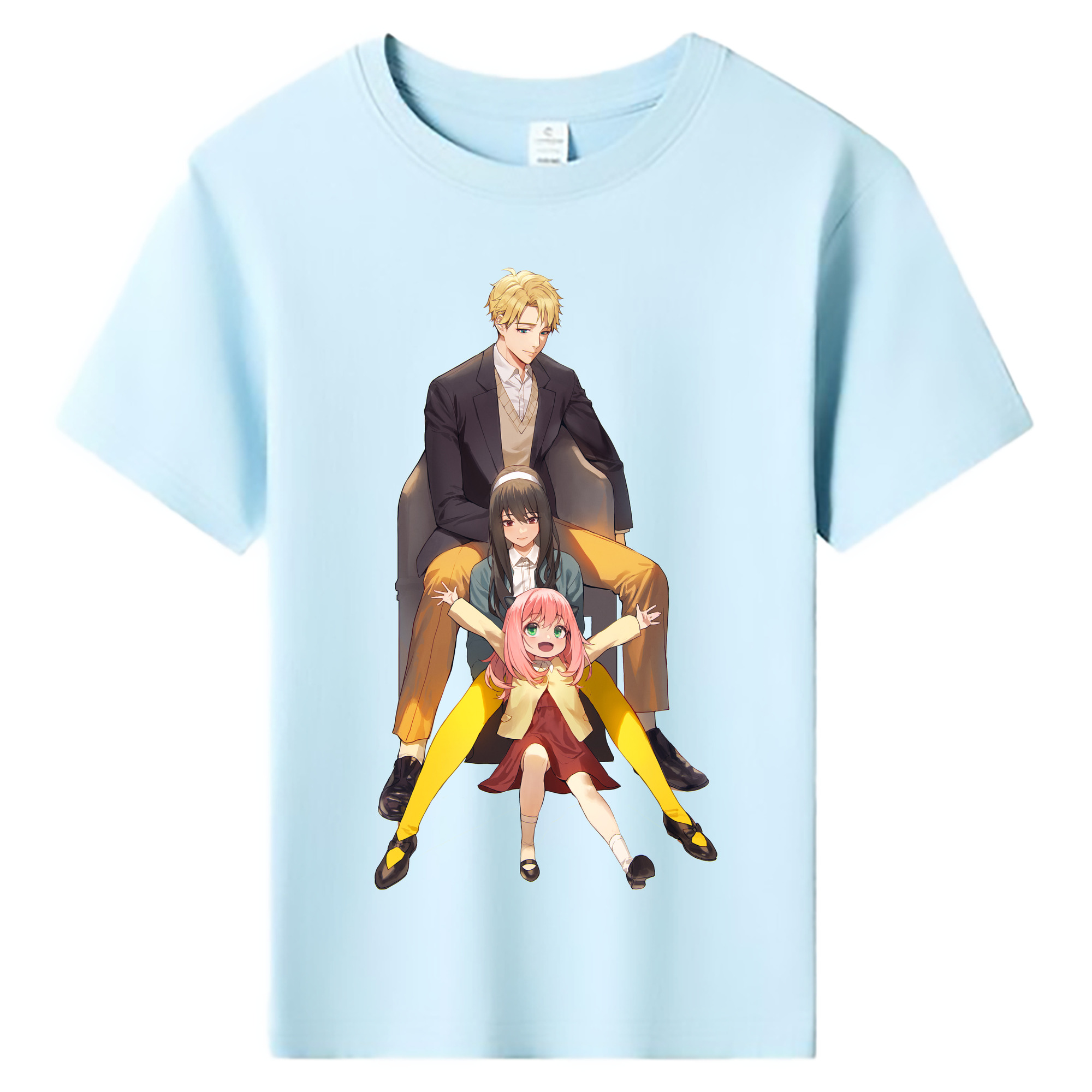 （画像用） SPY×FAMILY间谍家家酒 綿100％キッズTシャツ（フロントプリント）